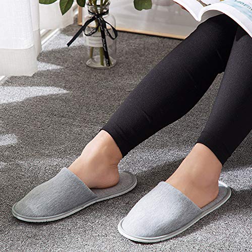 Rocutus zapatillas desechables con terciopelo de algodón para mayor comodidad y transpirabilidad.