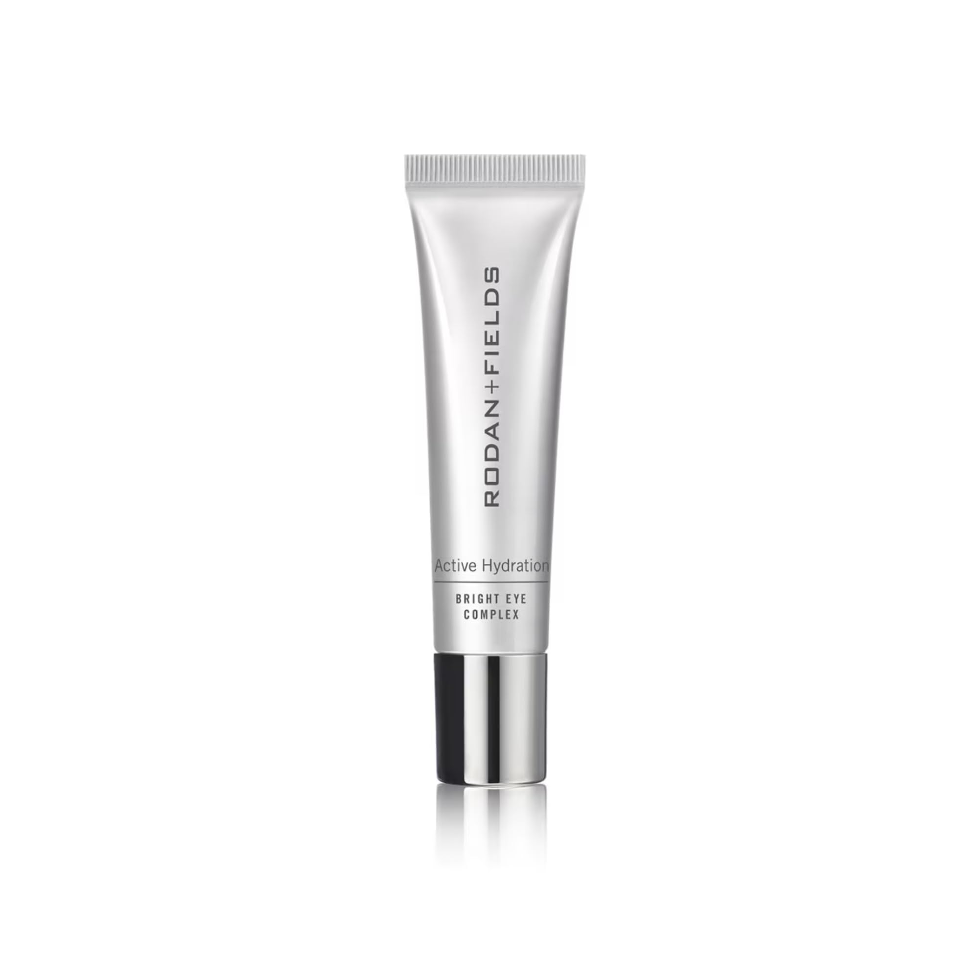 RODAN + FIELDS Active Hydration Bright Eye Complex packaging closeup showing premium eye care for dryness.