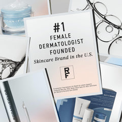 Rodan + Fields Enhancements Micro-Dermabrasion Paste in hand demonstrates gentle scrubbing for radiant skin.