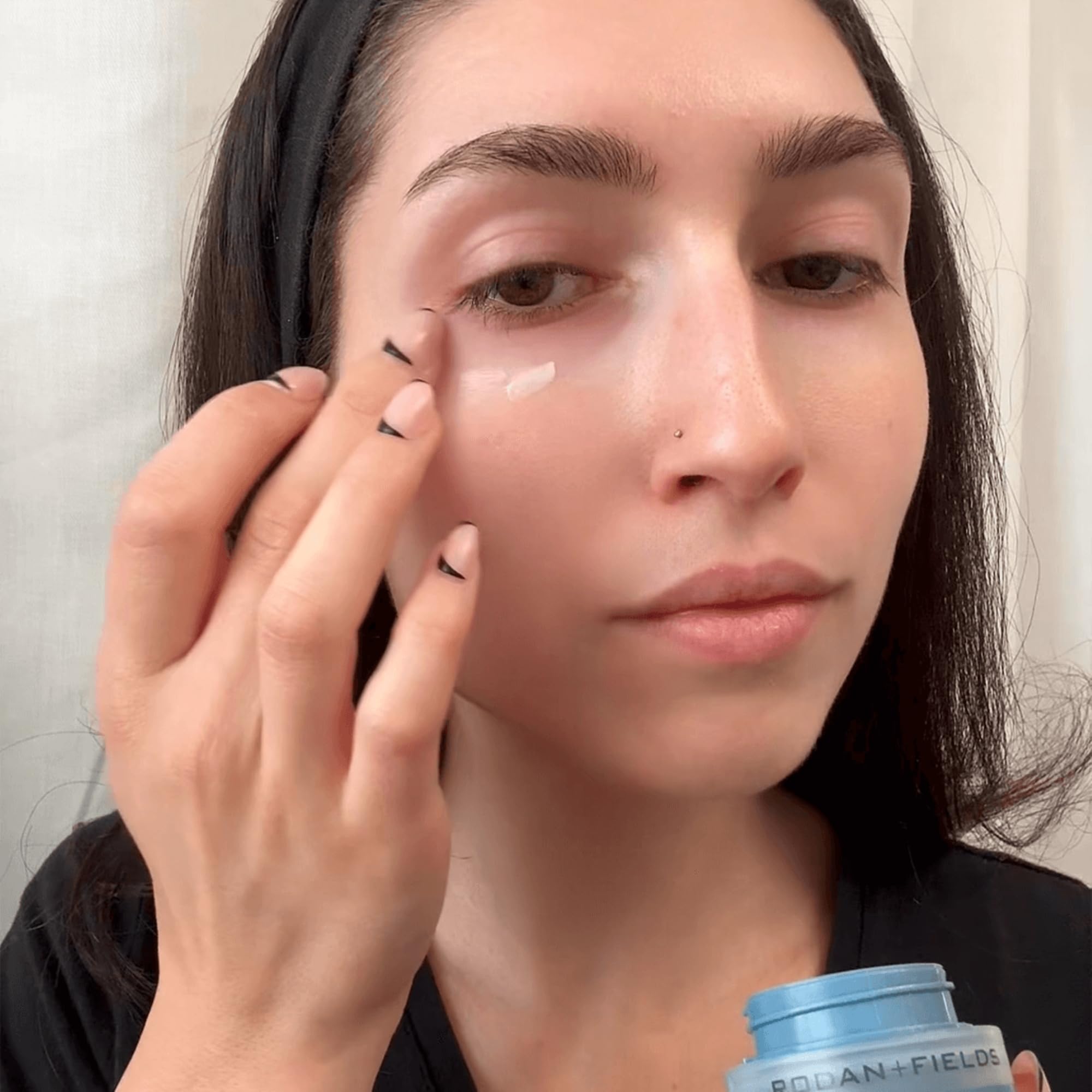 rodan-fields redefine eye cream close-up highlights creamy texture for daily use