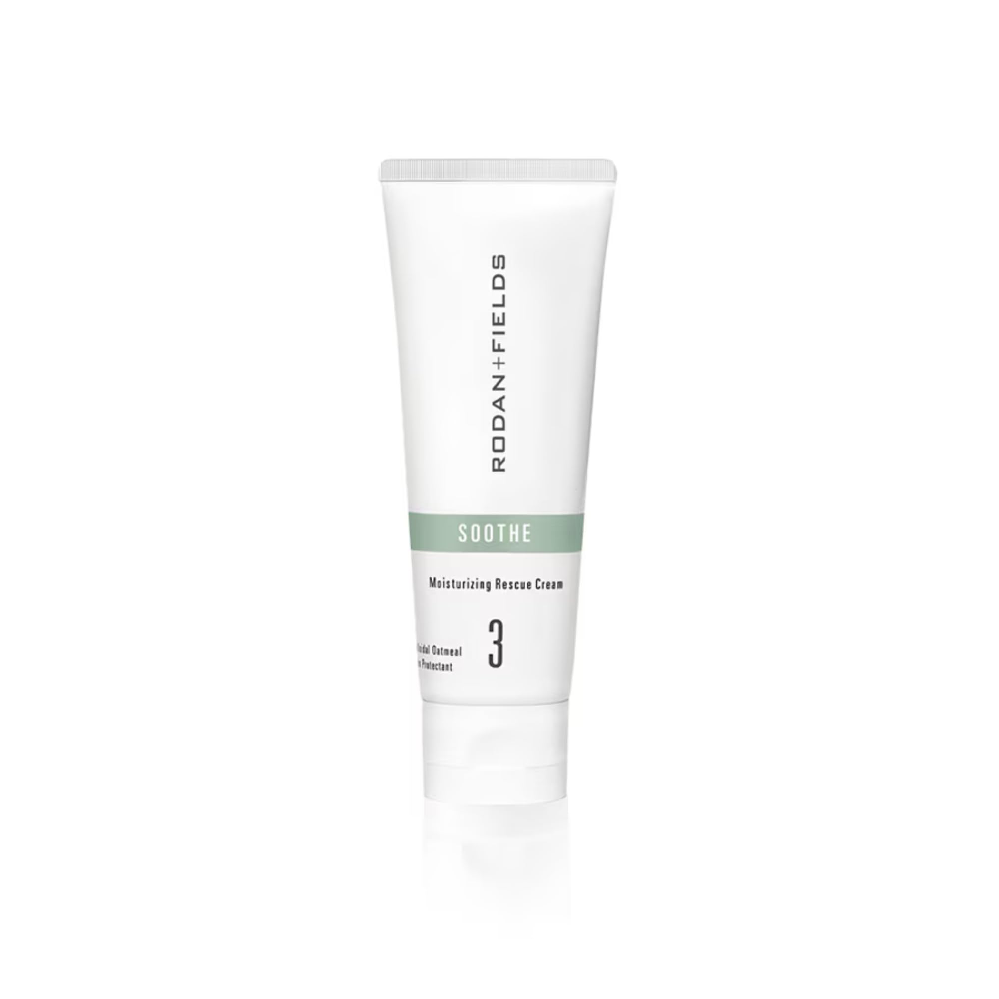 Rodan + Fields Soothe Moisturizing Rescue Cream jar close-up for deep hydration.