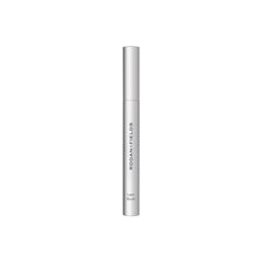 Rodan and Fields Lash Boost serum bottle close-up highlighting hydrating formula for stronger lashes.