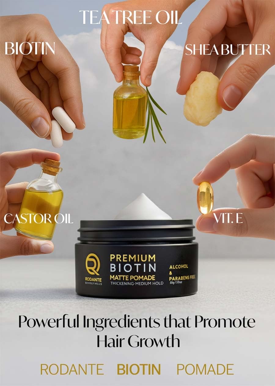 Rodante Beverly Hills 85g bottle ready for daily thinning-hair care