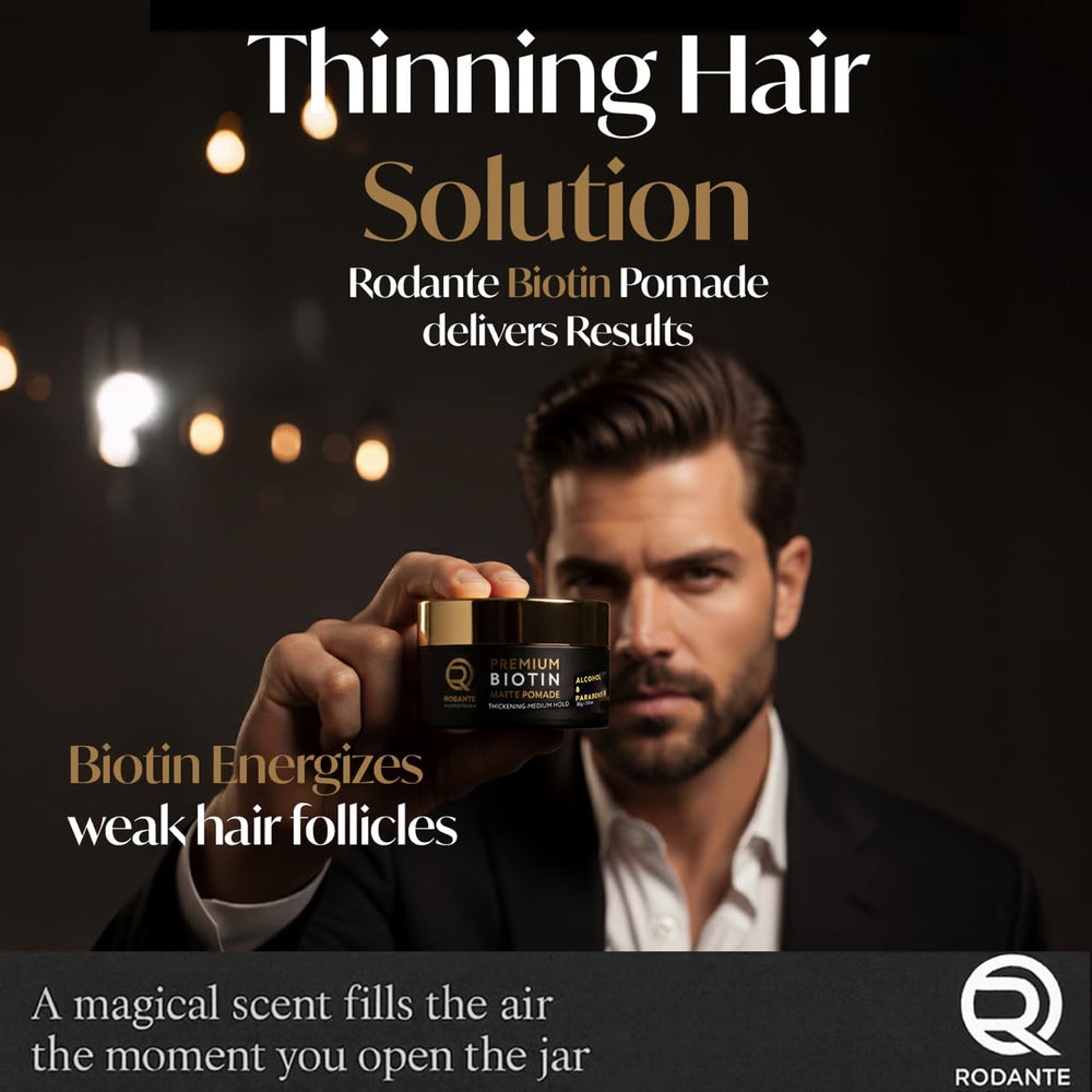 Rodante Beverly Hills matte texture cream demonstrates natural control