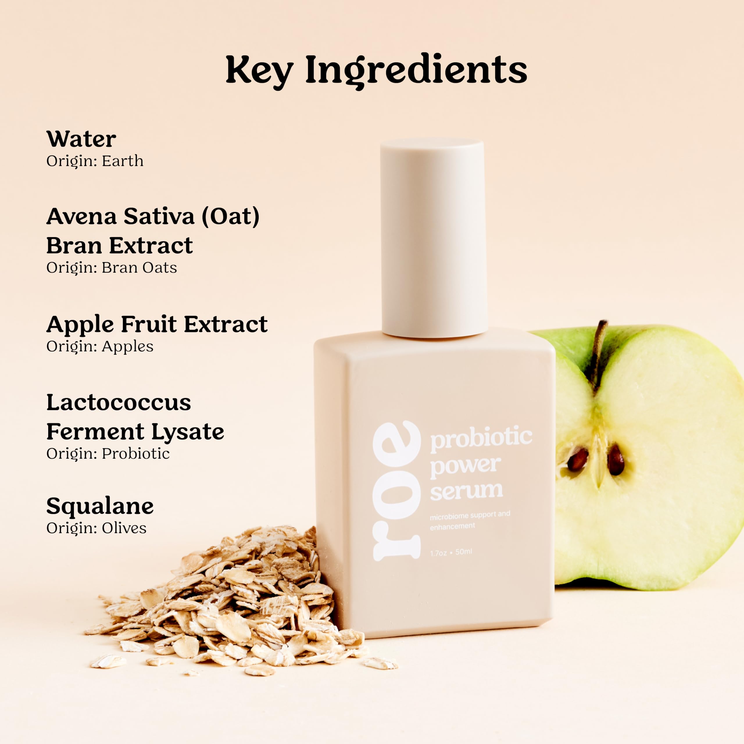 Roe Wellness Baby Serum dispense pump for easy daily application.