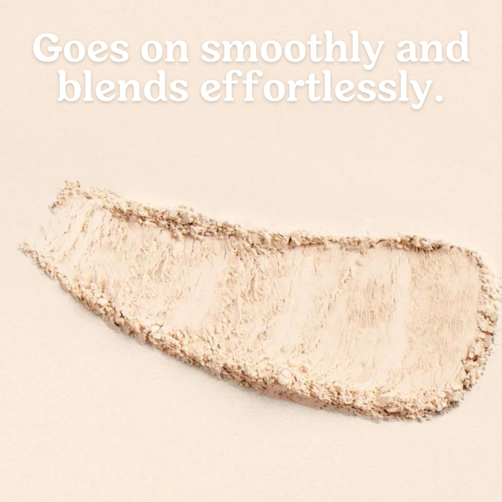 Roe Wellness Kids SPF50 brush-on powder for babies and parents showcases gentle mineral coverage