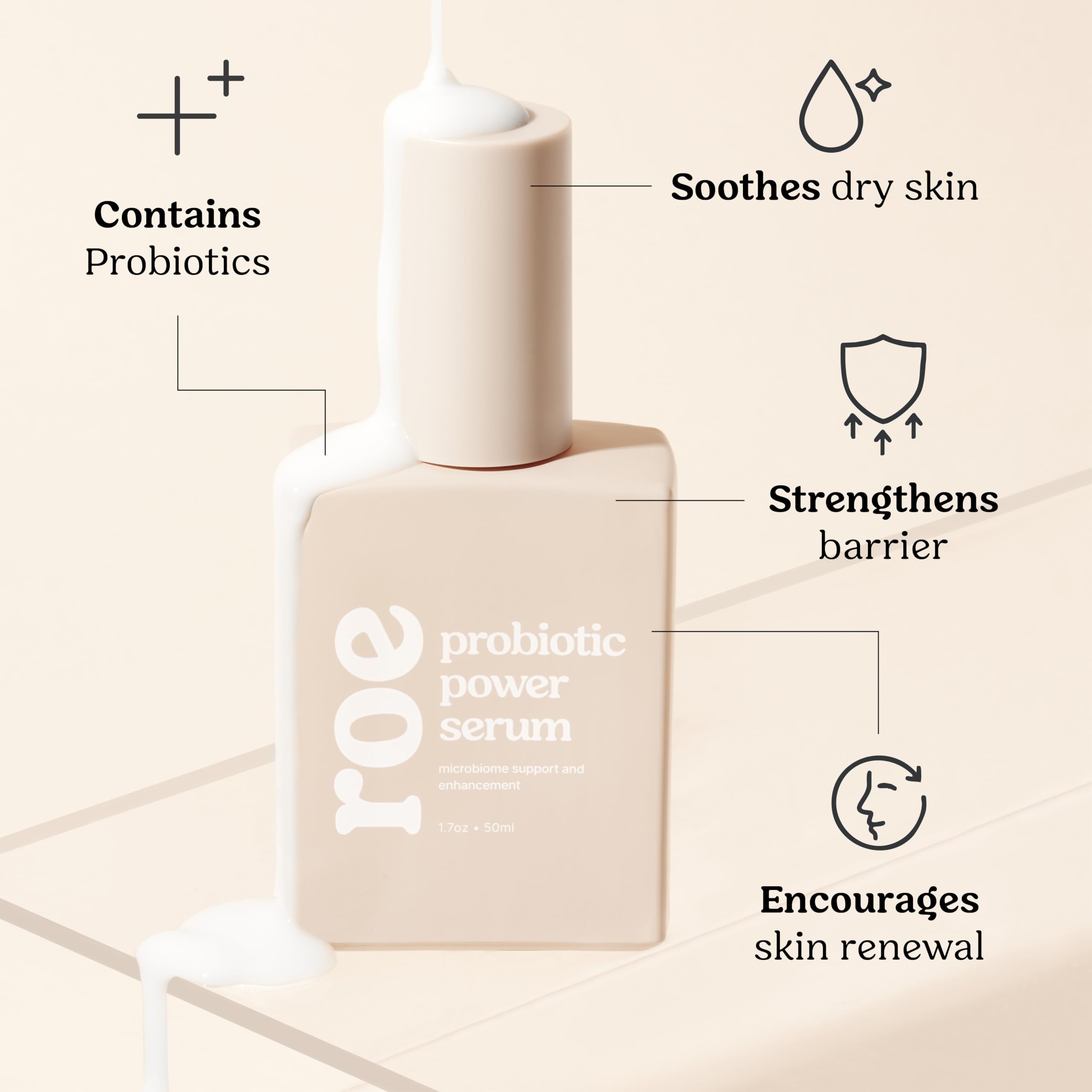 Roe Wellness packaging front view emphasizing clean, non-toxic ingredients.