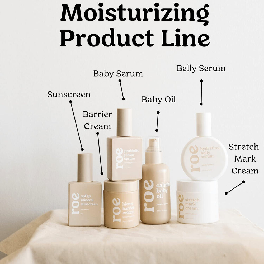 Roe Wellness Stretch Mark Cream in daily skincare routine for long-term hydration.