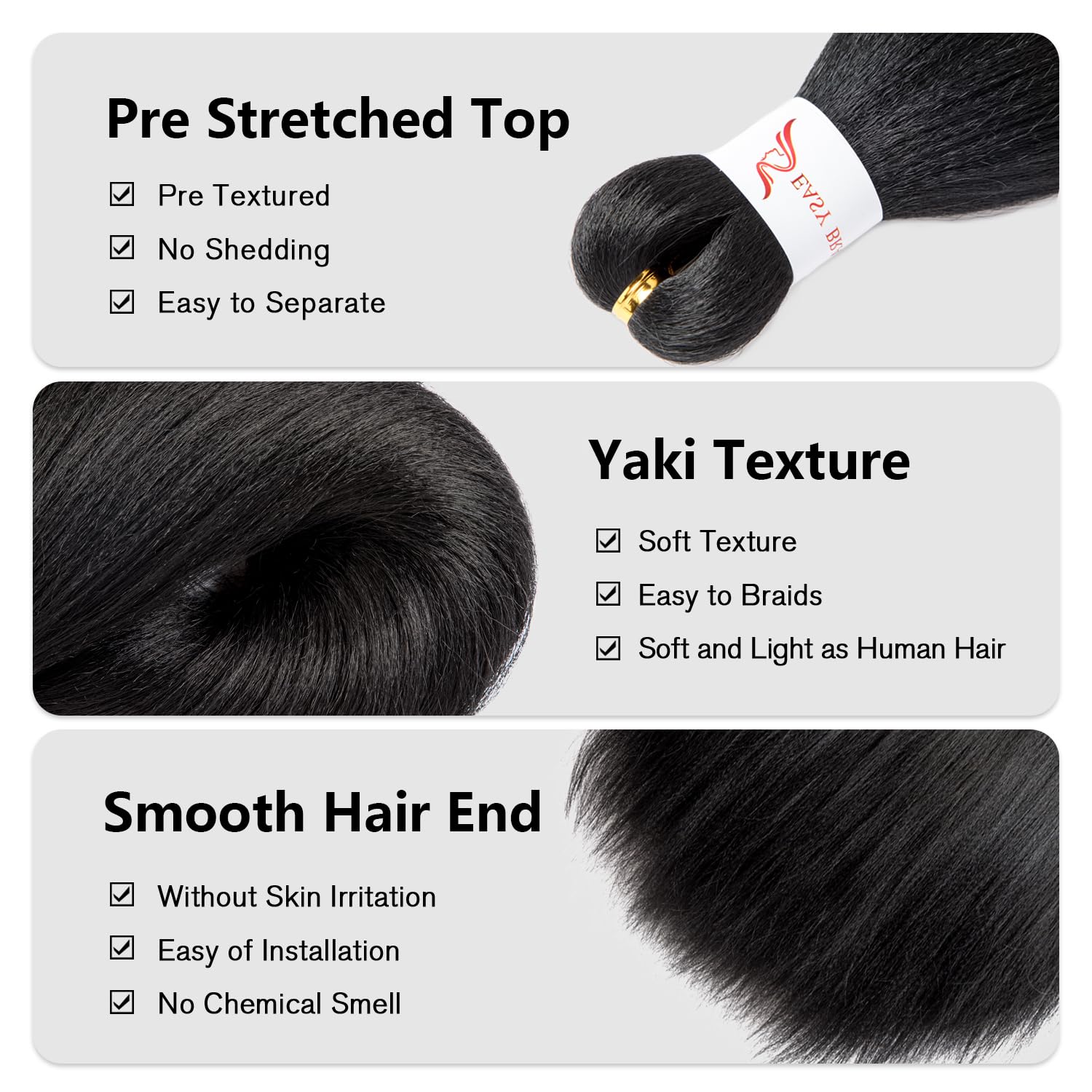 Roeula 20-inch hair draped for dramatic length and movement.