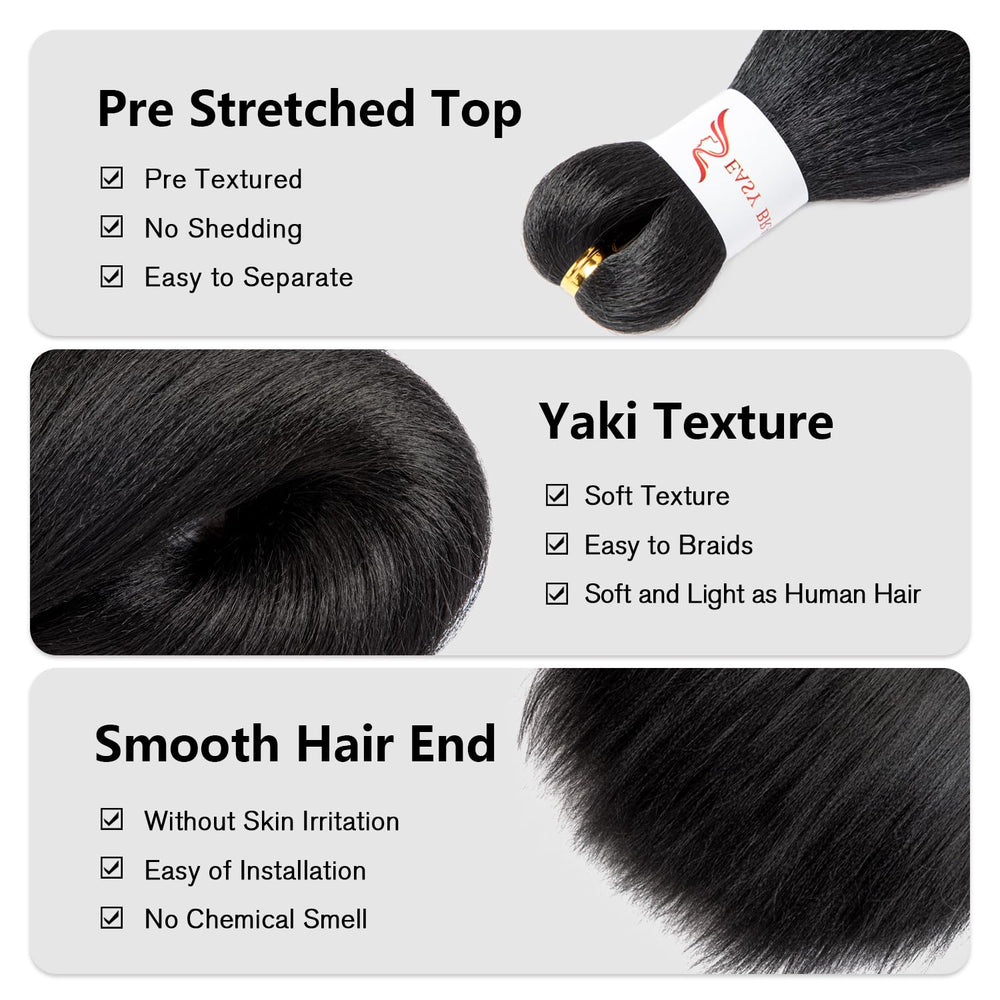 Roeula 20-inch hair draped for dramatic length and movement.