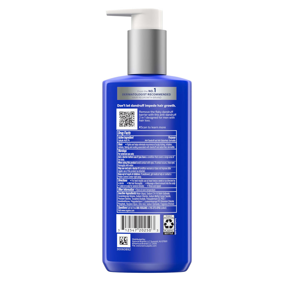 Rogaine application on scalp demo showing targeted cleansing and comfort