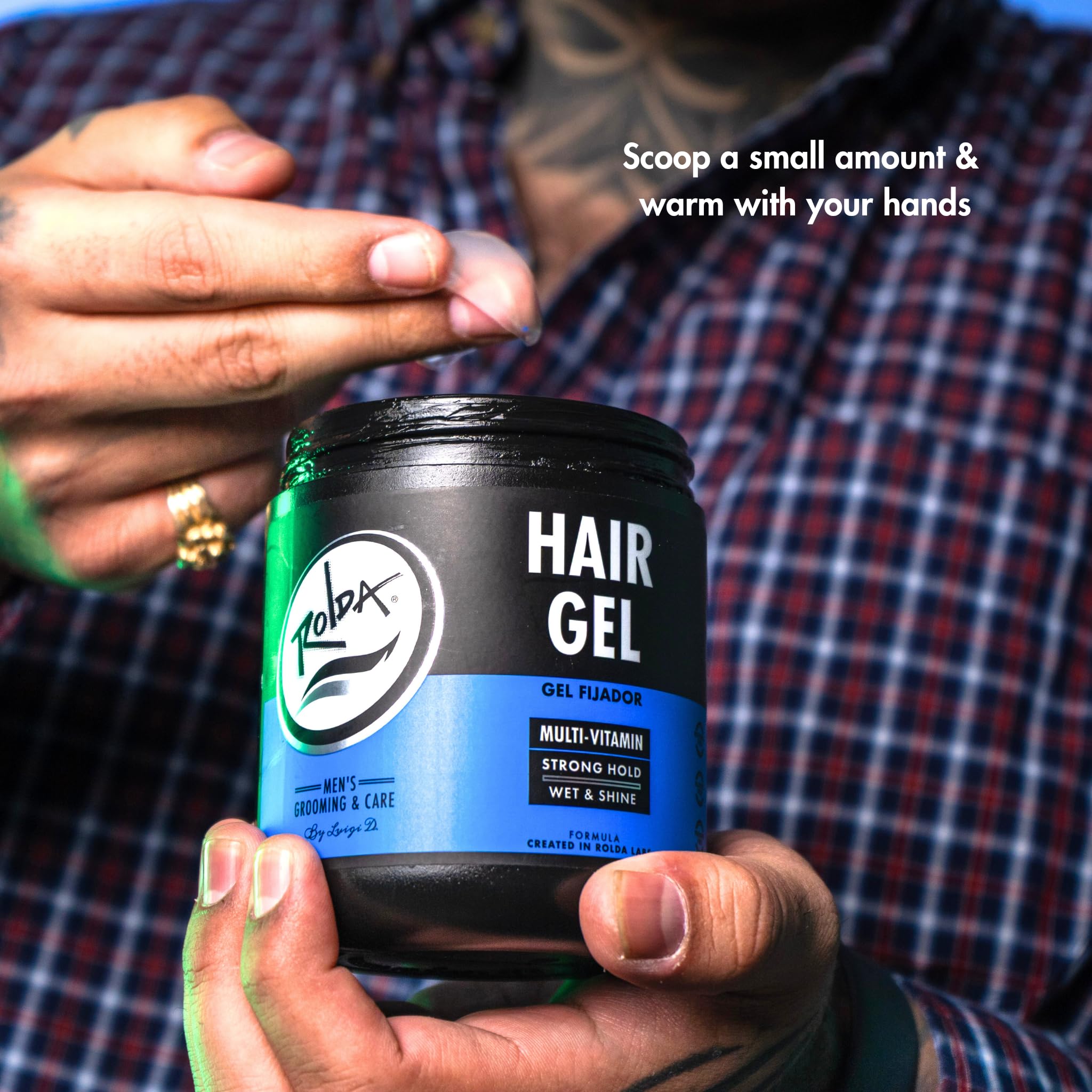 Rolda Pro Vitamin B5 presence suggests added hydration during wear.