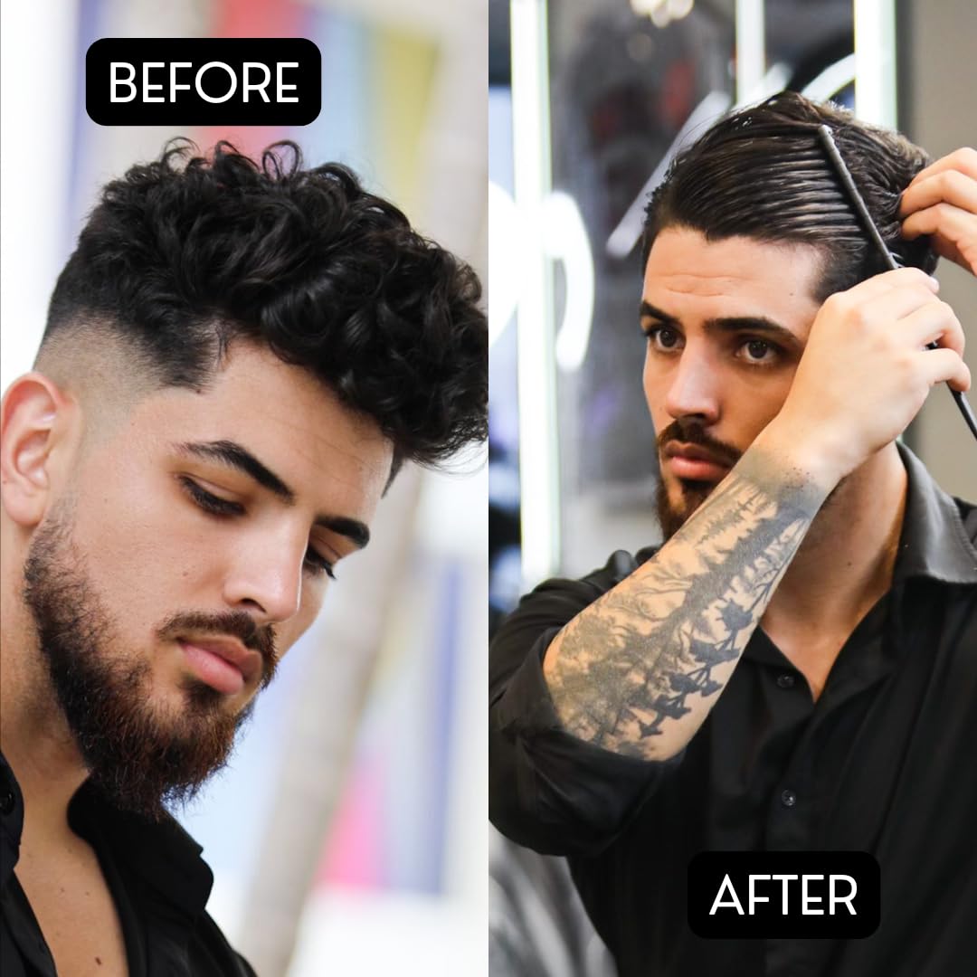 Rolda hair spray matte finish applied for natural look.