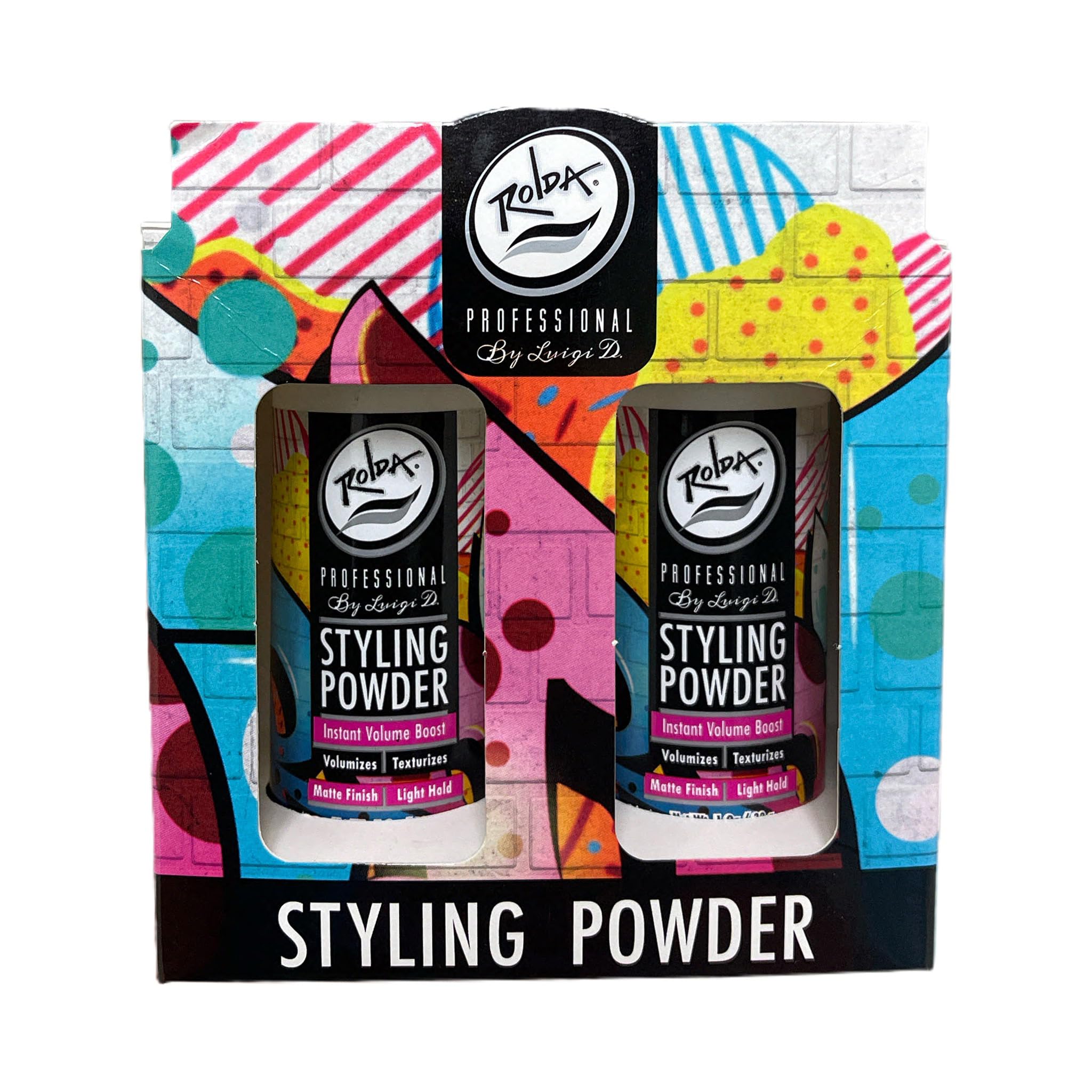 Rolda Hair Texturizing Powder bottle close-up for easy volume boost.