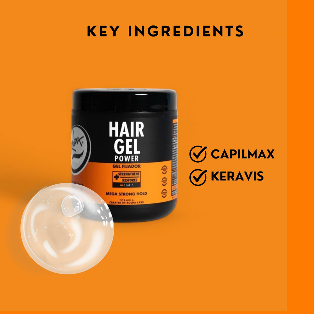 Rolda Power Styling Gel for men and women with short hair for easy spike styling.
