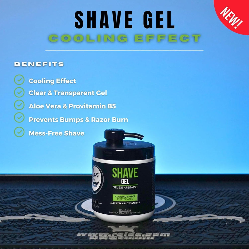 Rolda Refreshing Shave Gel menthol provides a refreshing cooling sensation on contact