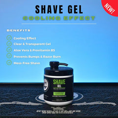 Rolda Refreshing Shave Gel menthol provides a refreshing cooling sensation on contact