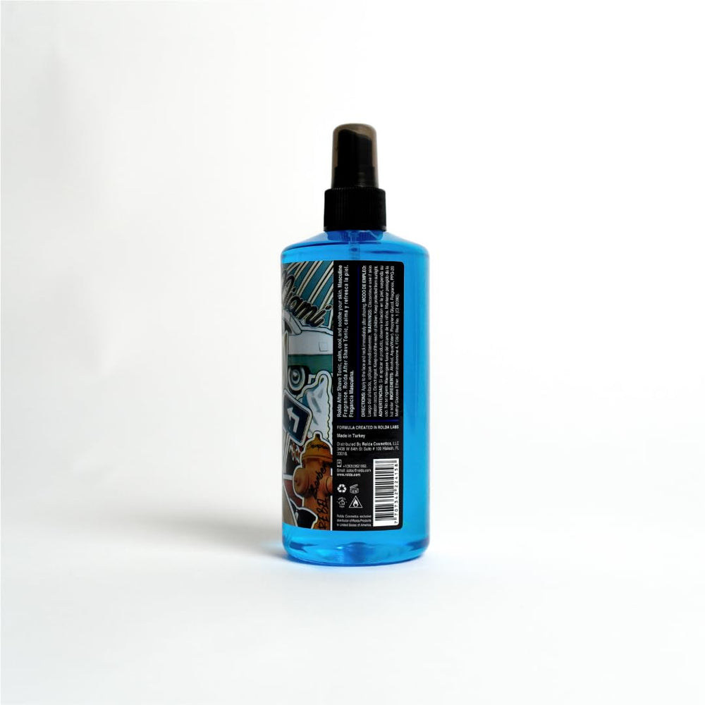 Rolda Urban After Shave Tonic 430ml bottle size shown for long-lasting daily use