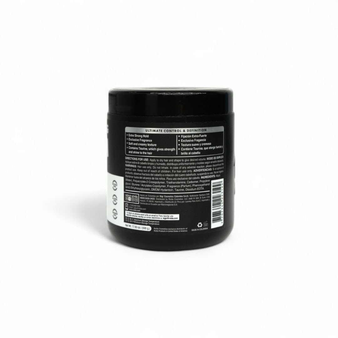 Rolda White Molding Hair Cream features a clean masculine scent for grooming.