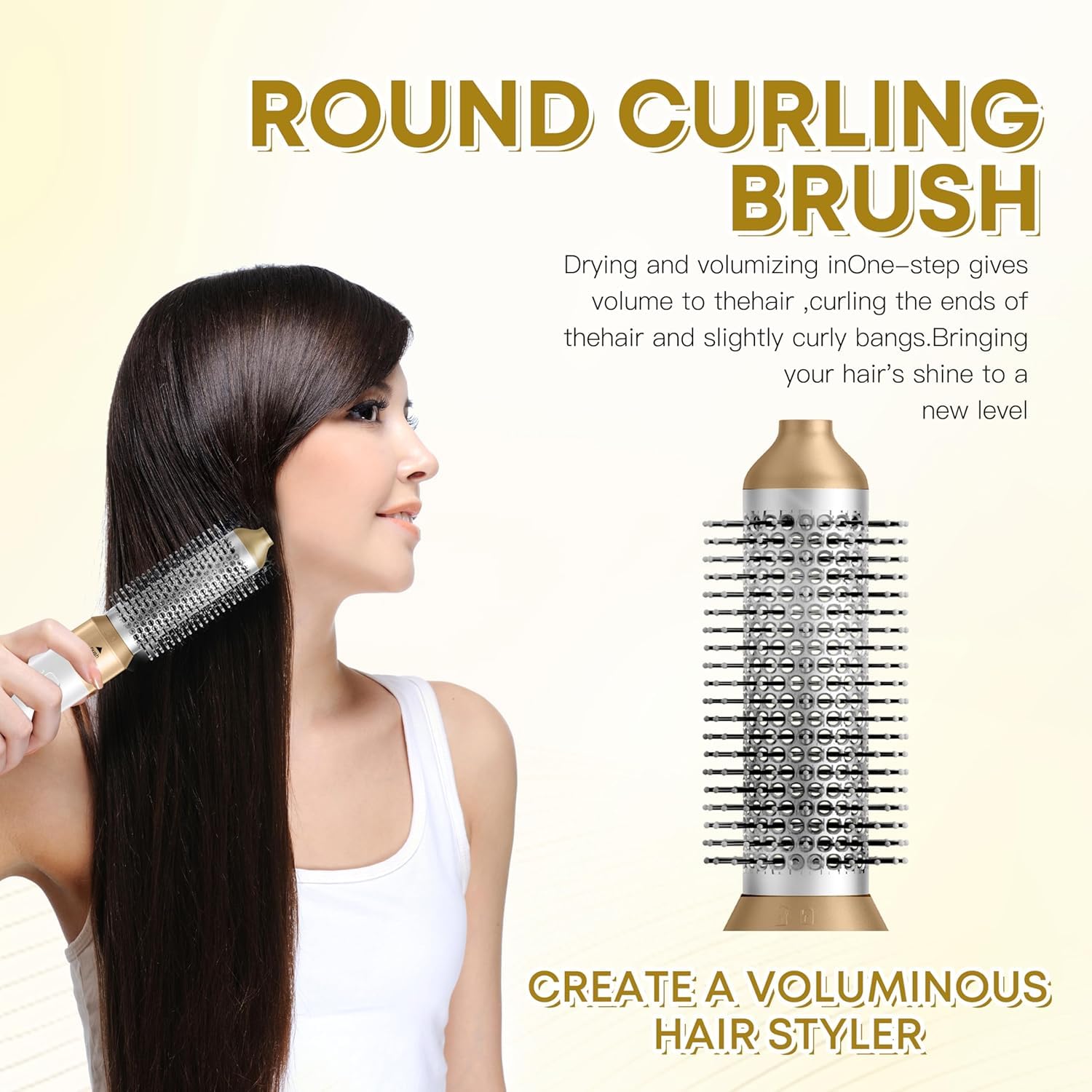 Roll With Us Depot 1.5-inch magnetic head enables defined, bouncy curls and smooth drying.