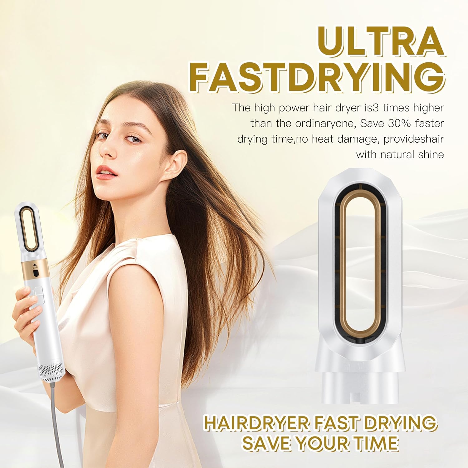 Roll With Us Depot 2.5-inch head creates fuller waves and voluminous blowouts.