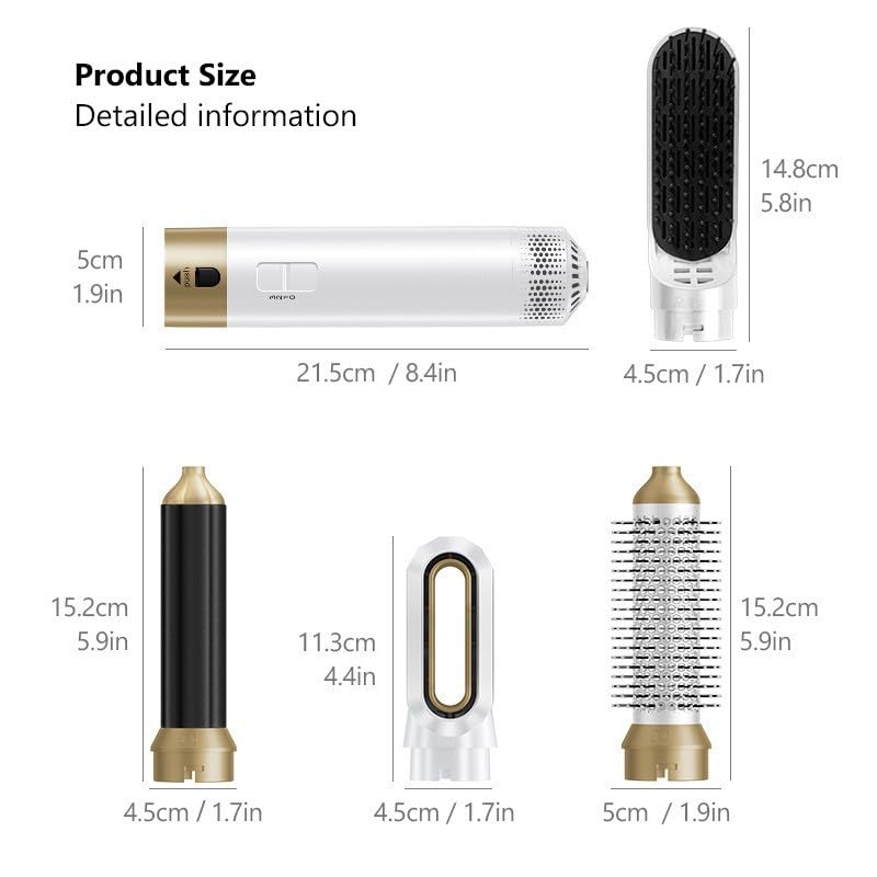 Roll With Us Depot ceramic-coated air brush reduces static during styling.