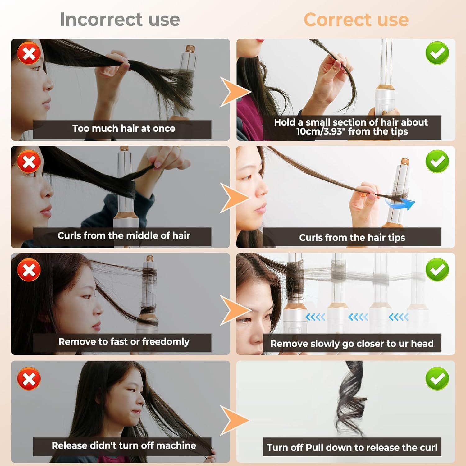 Roll With Us Depot ionic airflow seals cuticles for glossy, frizz-free results.