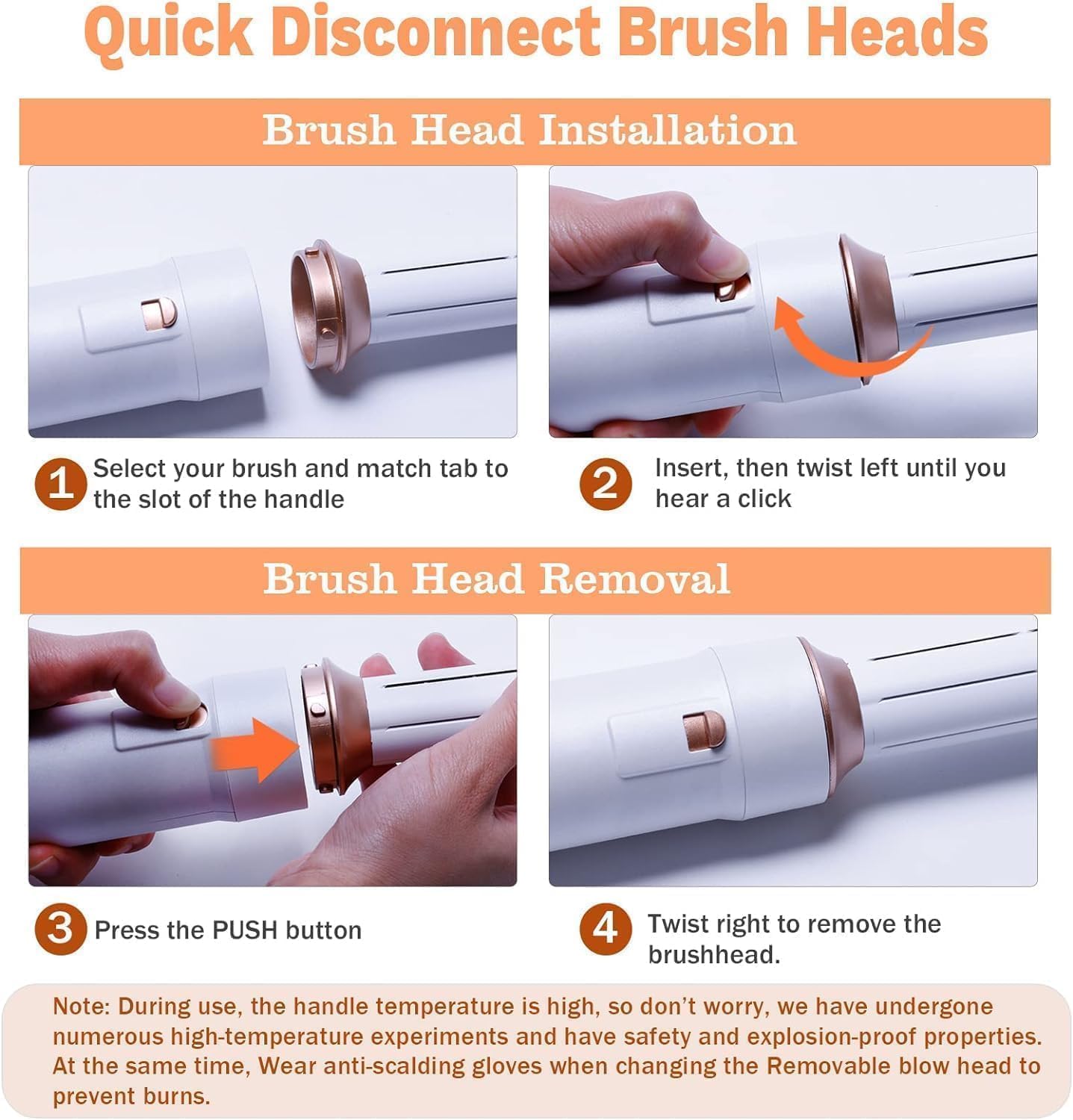 Roll With Us Depot heat range supports multiple hair types from fine to thick.