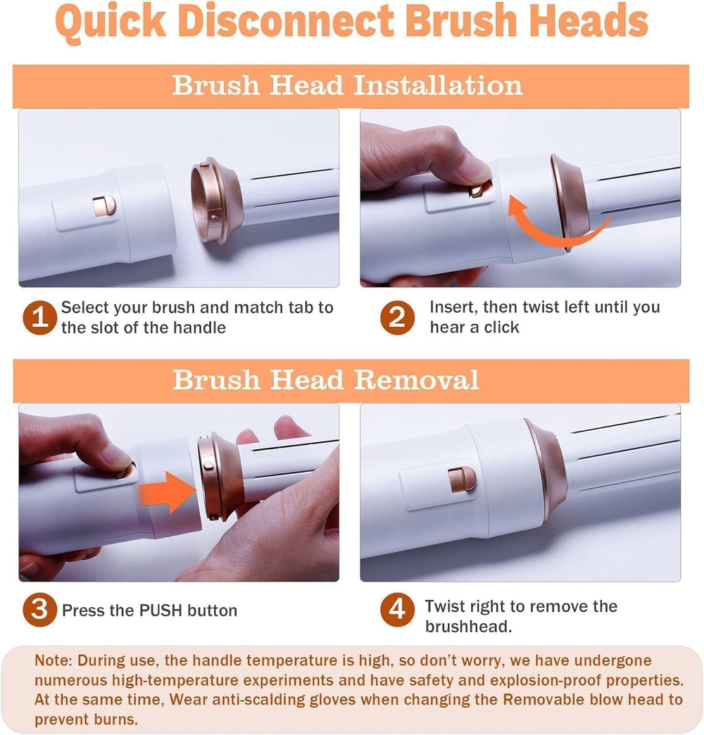 Roll With Us Depot heat range supports multiple hair types from fine to thick.
