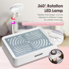 Rolokit dust-collector-40w-motor delivers strong suction for efficient dust control.