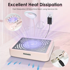 Rolokit heat dissipation design keeps the unit cool during use