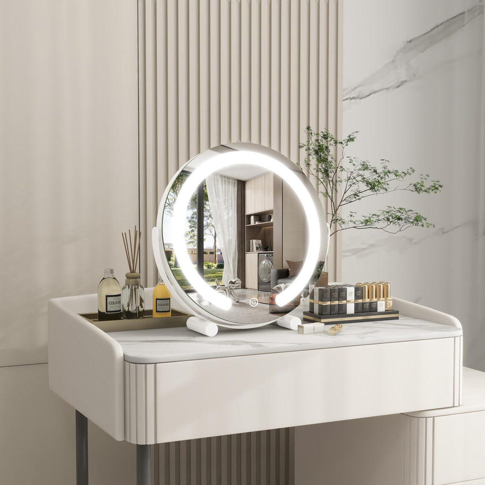 ROLOVE 12-inch round LED mirror delivers flawless lighting
