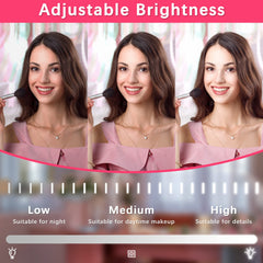 ROLOVE dimmable LED light cool mode for accuracy