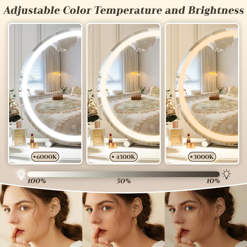 ROLOVE smart touch control lets you switch color modes with a tap.