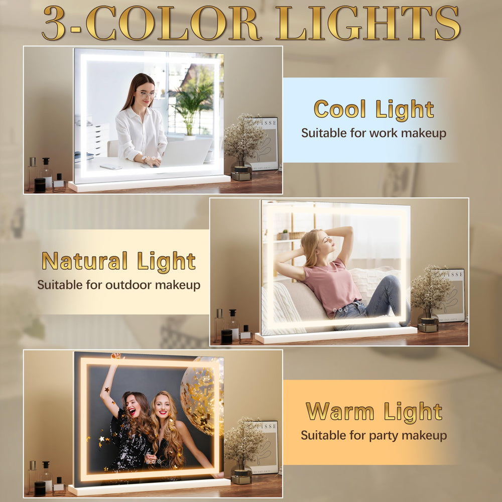 ROLOVE touch-control panel demonstrates easy power and brightness adjustments