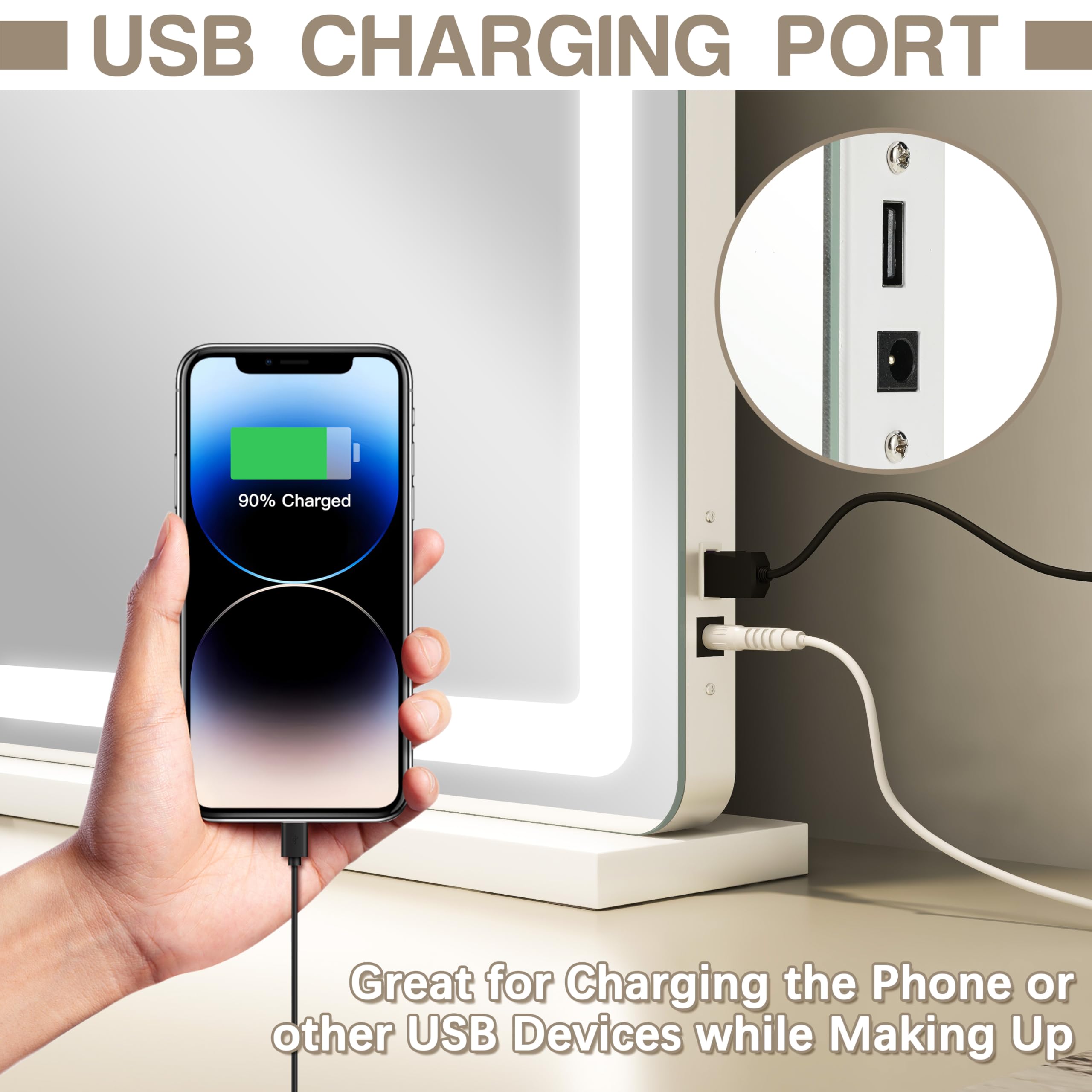 ROLOVE touch-screen control offers quick brightness and temperature adjustments during busy mornings