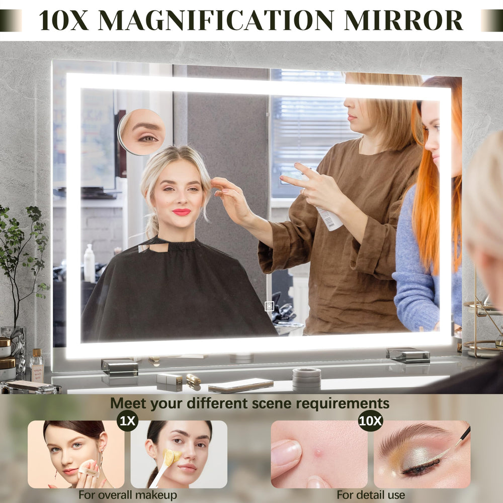 ROLOVE mirror includes durable hardware and rust-resistant screws for reliable setup