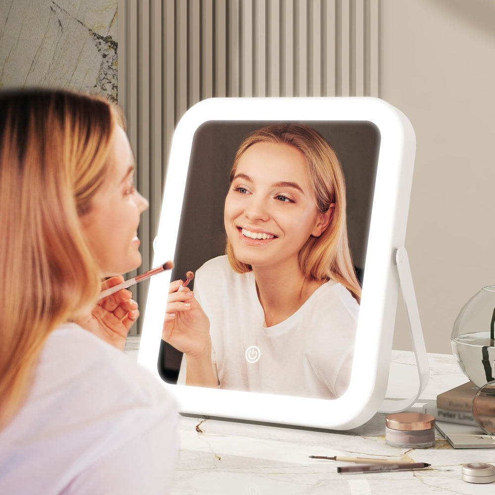 ROLOVE travel-dressing-room-use mirror on hotel dresser