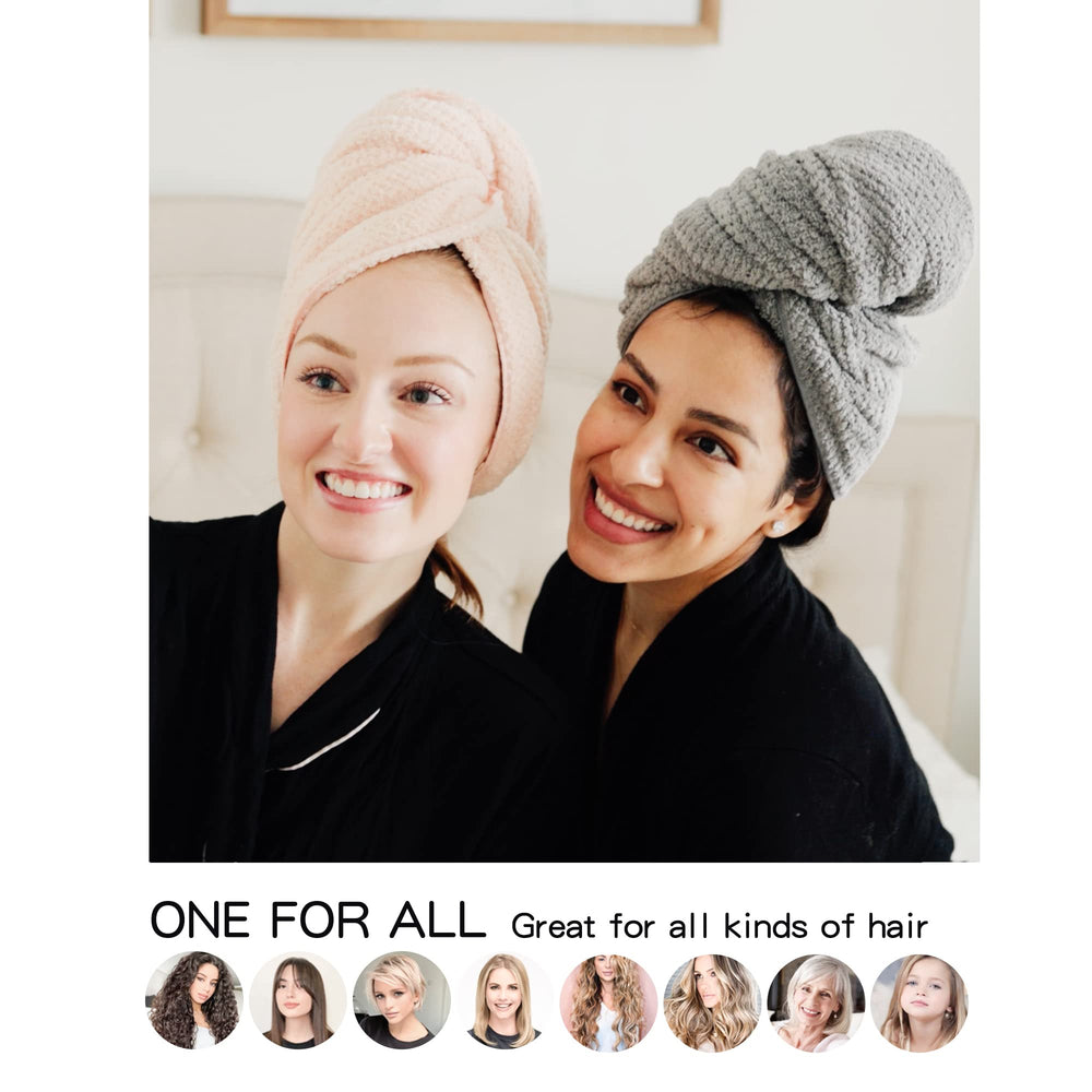 ROLSHOL all-hair-types friendly towel suitable for long and short styles
