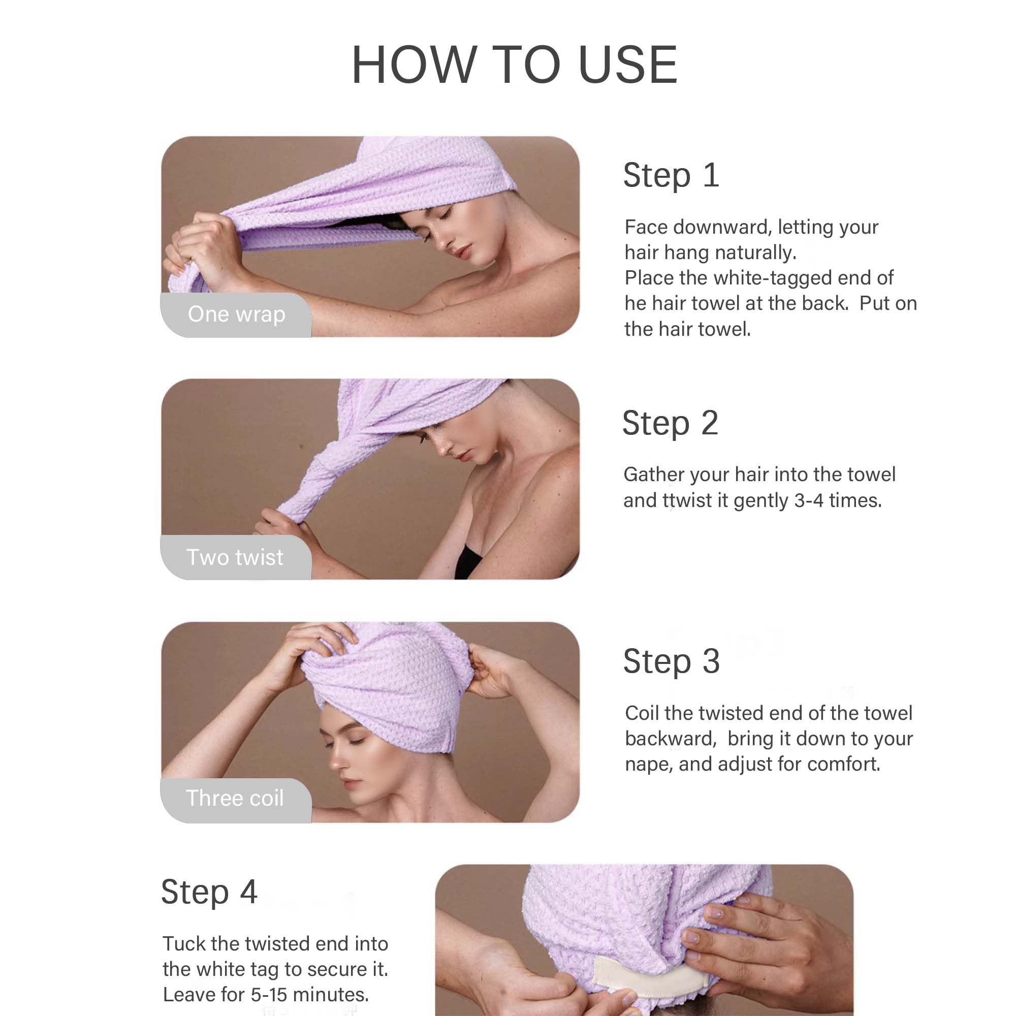 ROLSHOL long hair use-case demonstrating full coverage wrap.