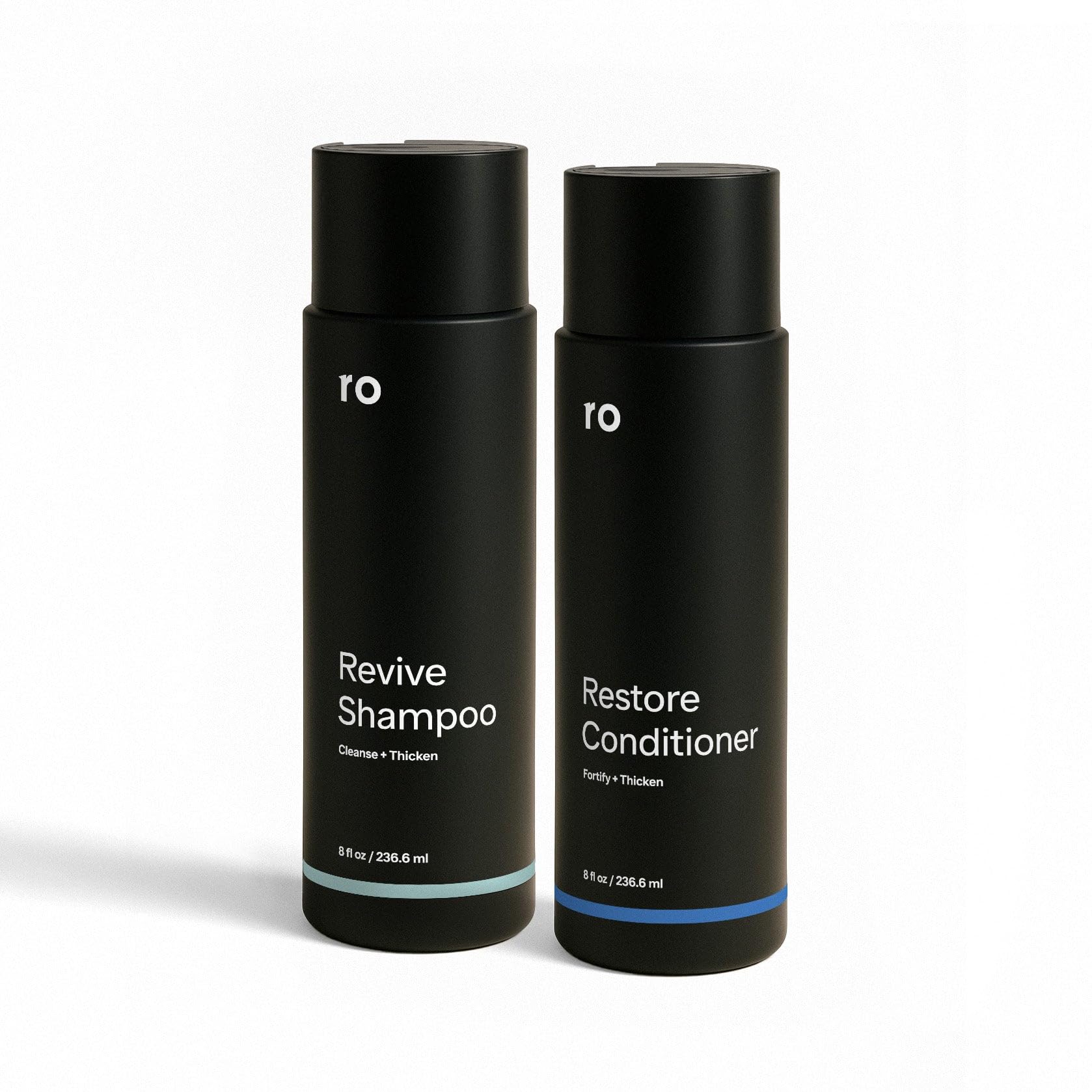 ROMAN Ro Revive Shampoo bottle with mint clarifying formula for thicker-looking hair