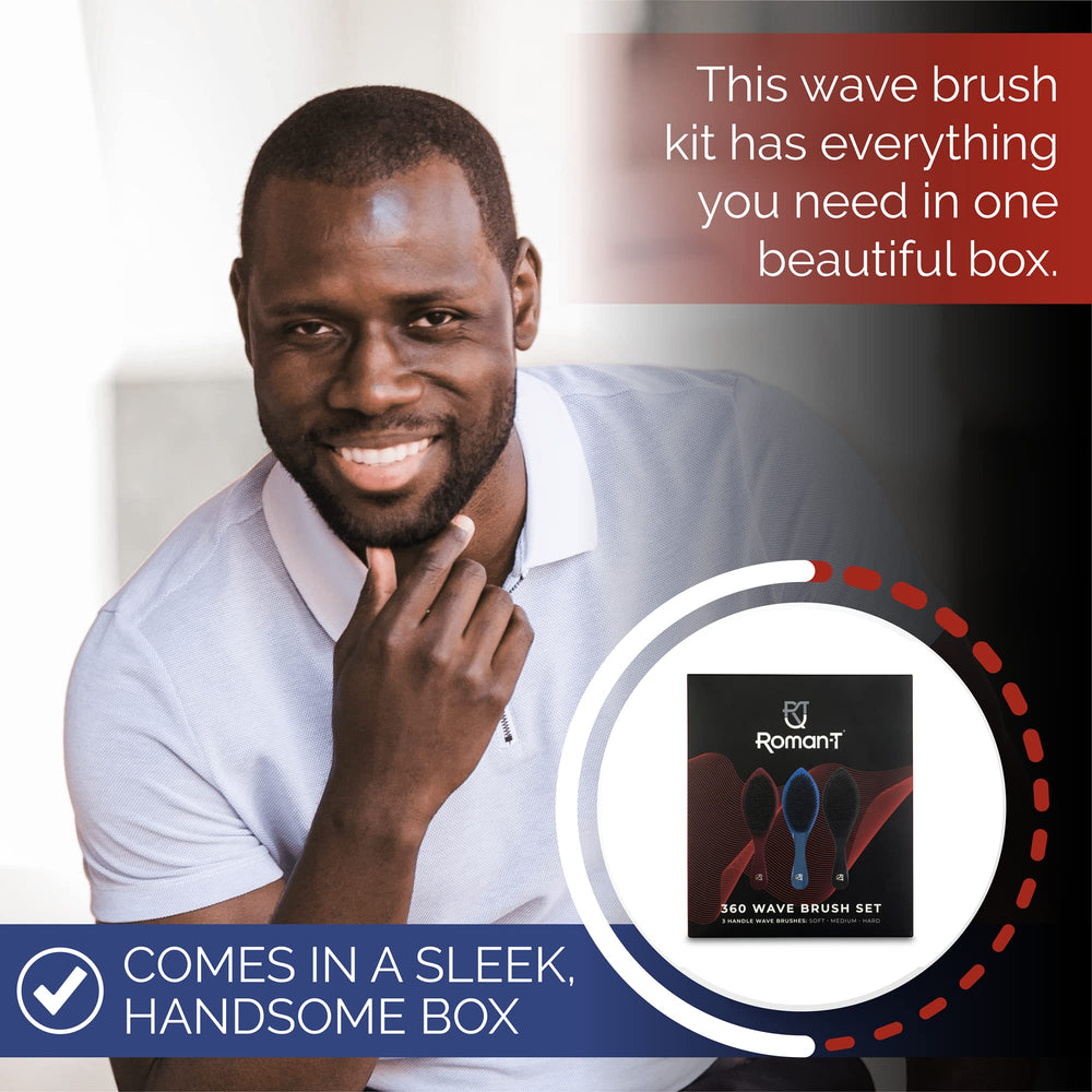 Roman-T 360 Wave Brush In Use demonstrates easy grip during brushing