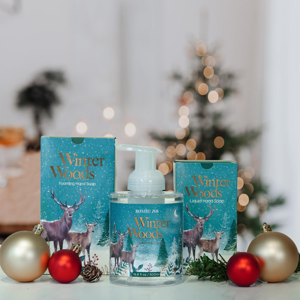 ROMIIE ZOI holiday-design packaging adds festive bathroom decor