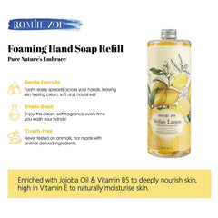 ROMIIE ZOI invigorating lemon fragrance enhances handwashing routine