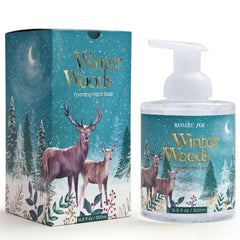 ROMIIE ZOI Winter Woods hand soap bottle with rich foaming lather