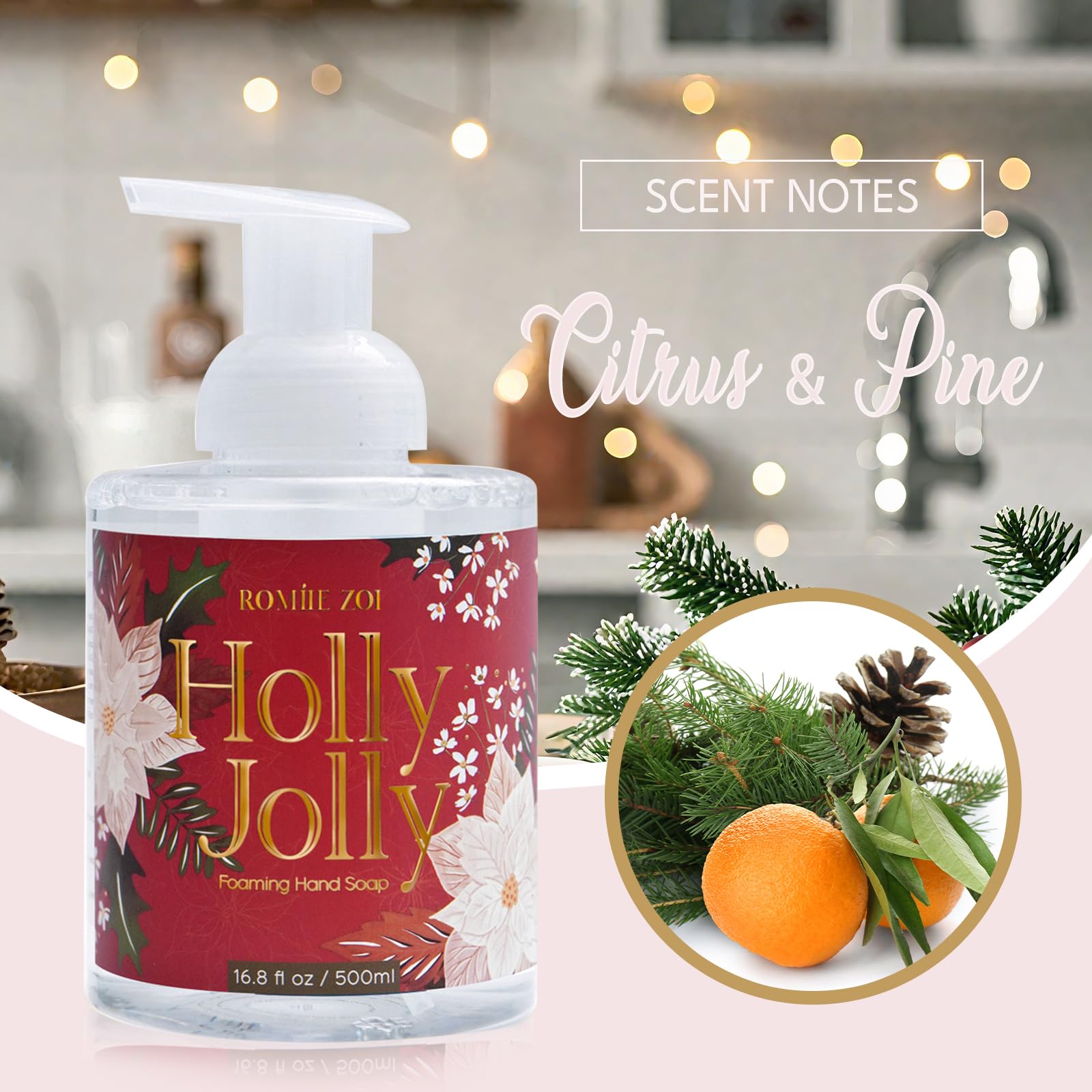 ROMIIE ZOI jojoba oil hand closeup suggesting soft skin nourishment.