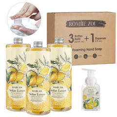 ROMIIE ZOI lemon foaming refill 1000ml offers economical refills for busy homes