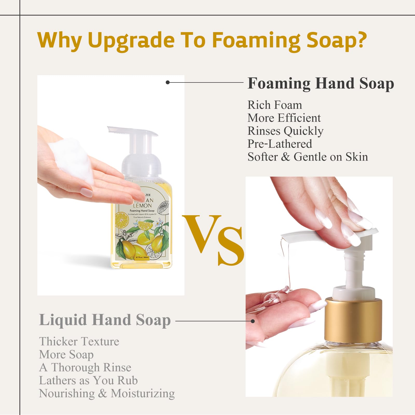ROMIIE ZOI reusable foam dispenser keeps hand soap convenient and sustainable