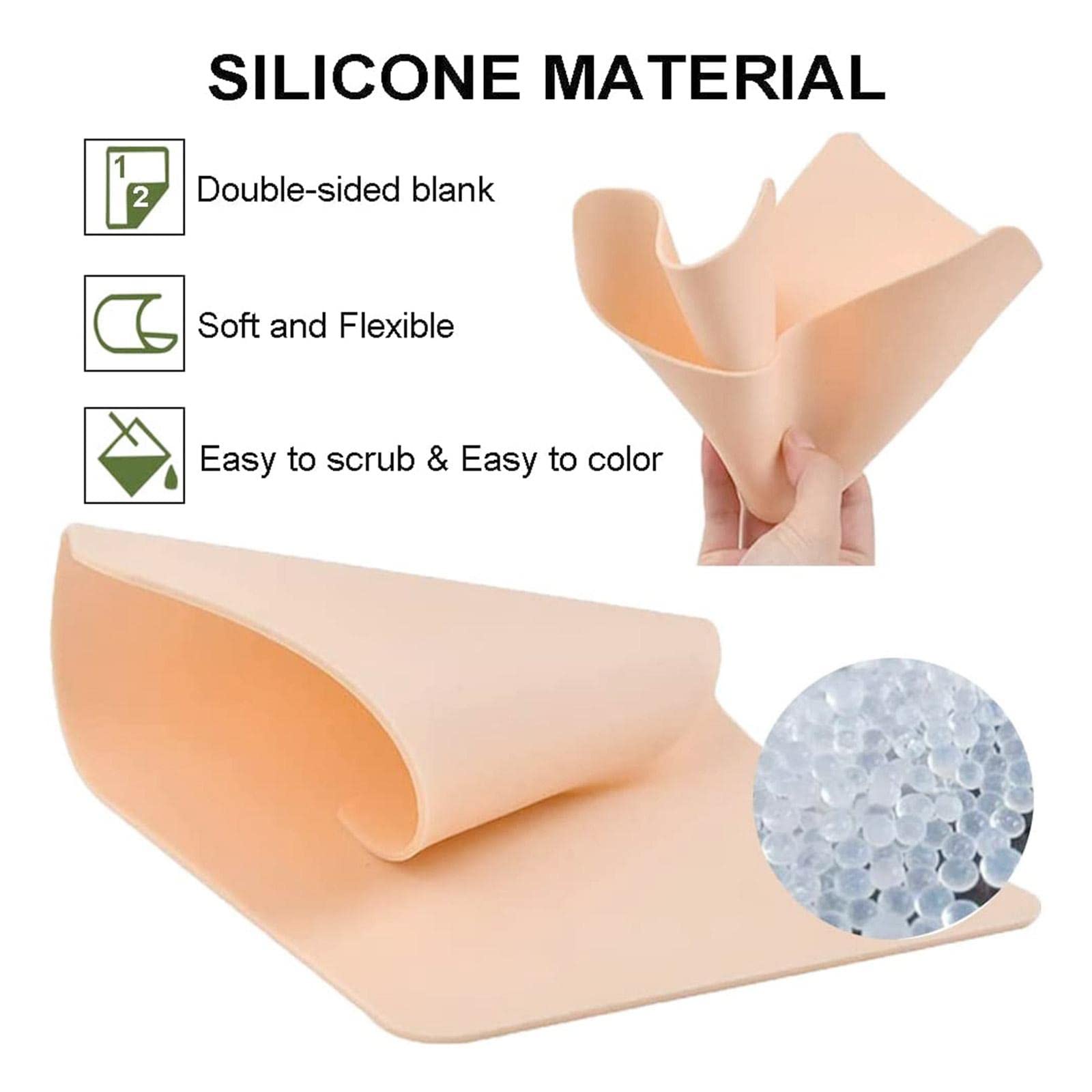 Romlon blank tattoo skin double-sided usage provides extended practice without swapping sheets.