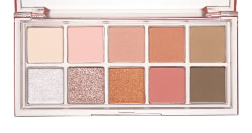 ROM&ND Better Than Palette swatches show harmonious peach hues with warm payoff